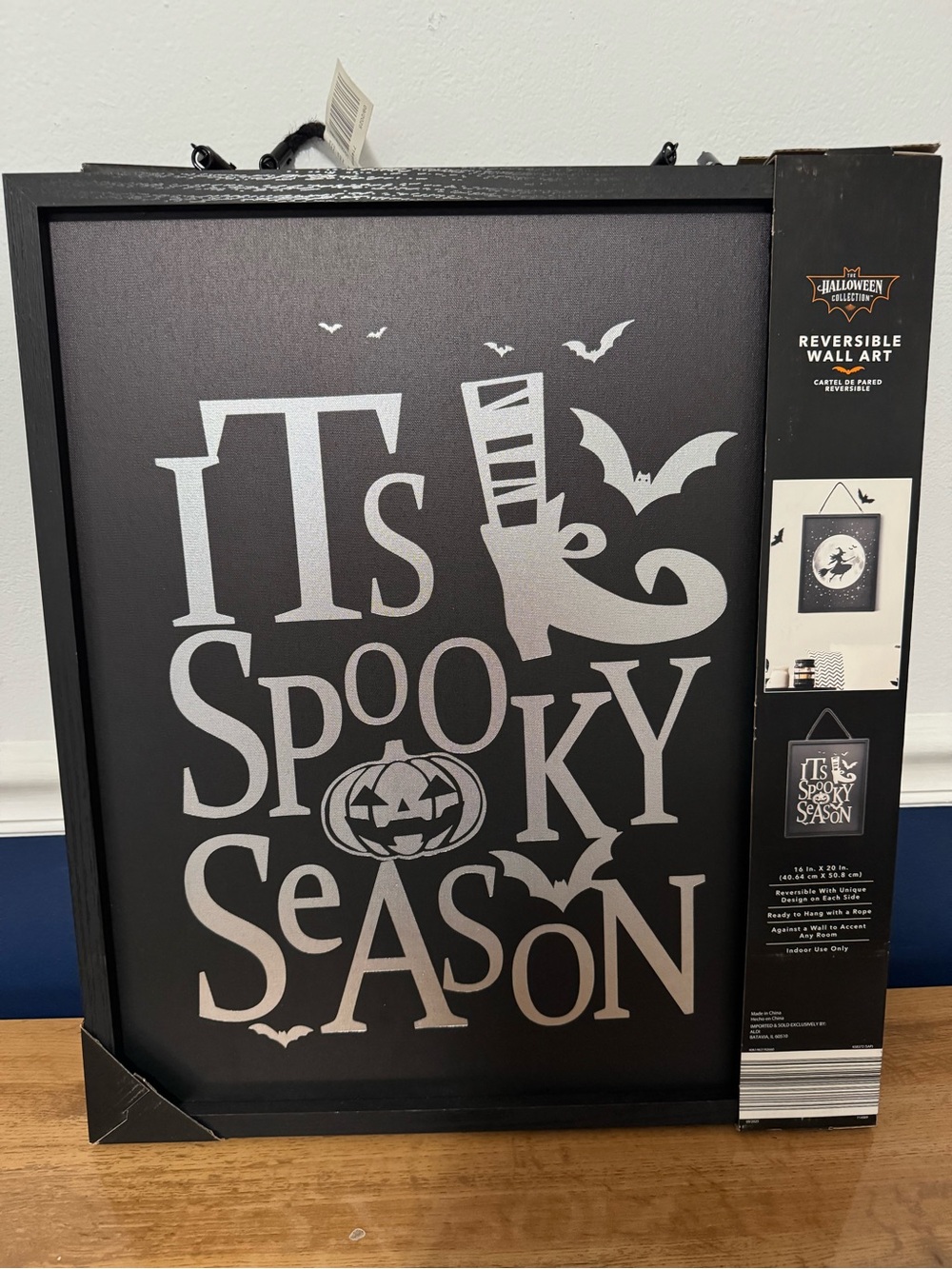 Halloween Reversible Wall Art 16x20 Choose 1 NWT - Picture 3 of 6